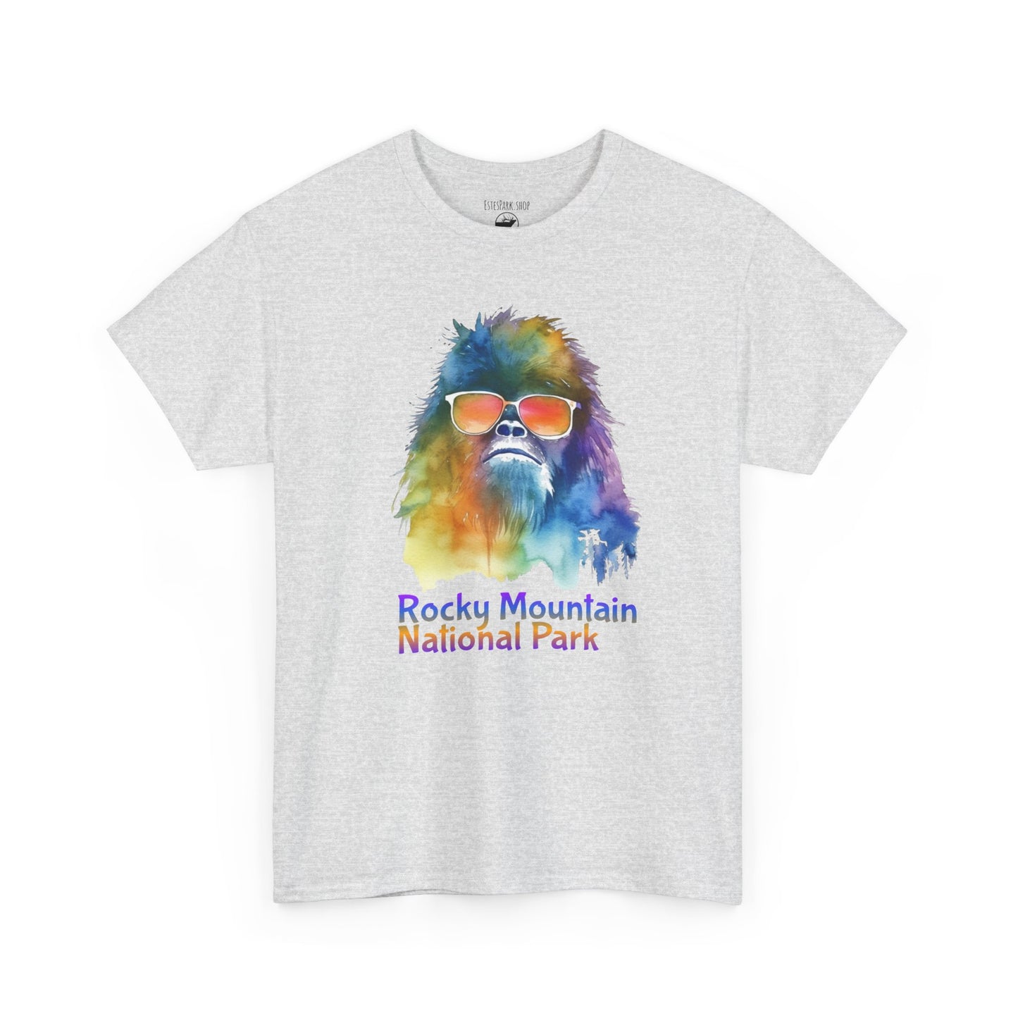 Neon Bigfoot Portrait | RMNP | Adult Cotton Tee