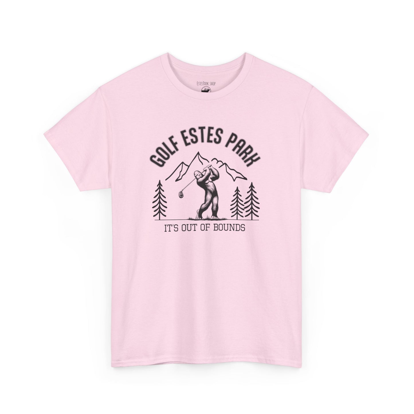 Golf Estes Park | Bigfoot | RMNP | Adult Cotton Tee