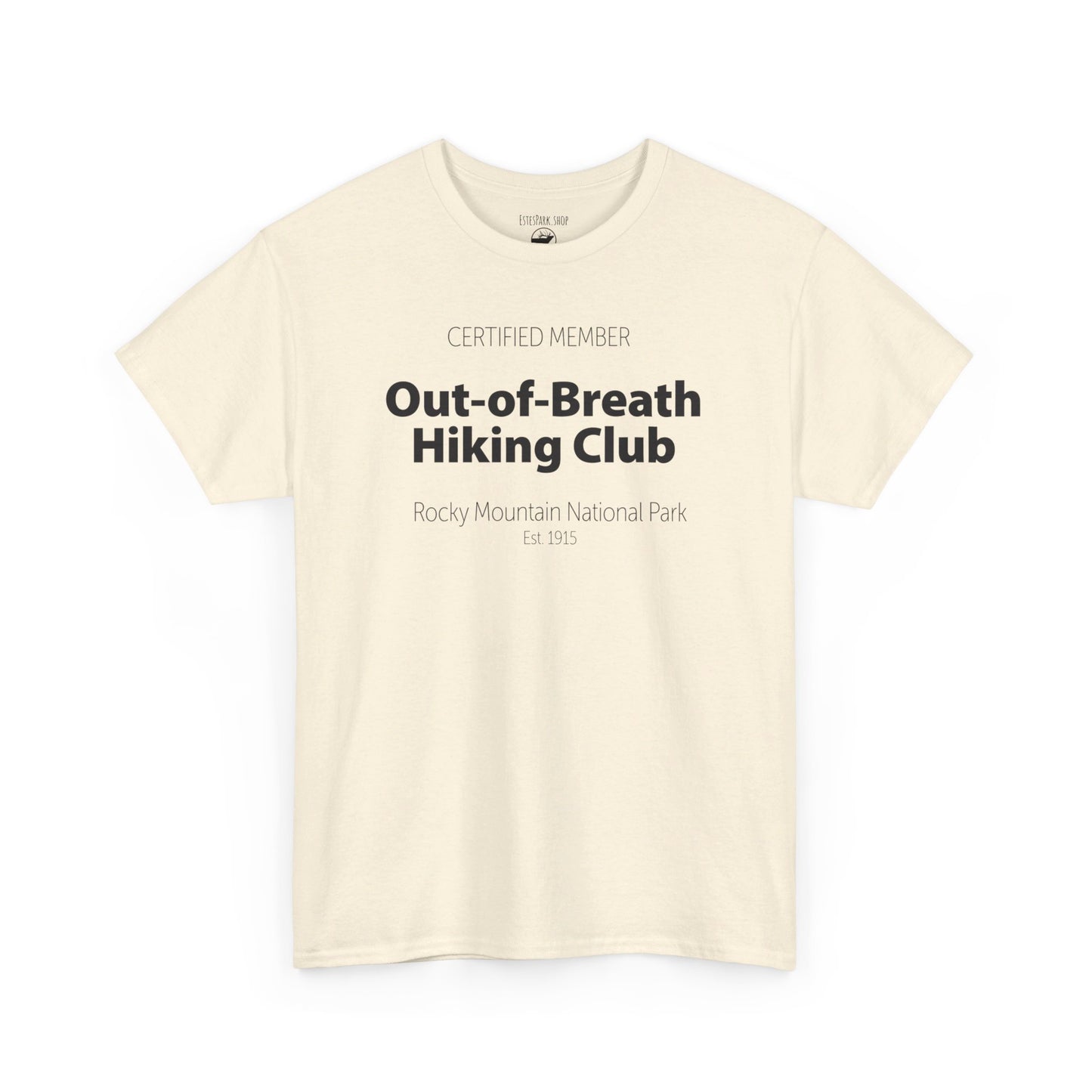 Out-of-Breath Club #2 | RMNP | Adult Cotton Tee