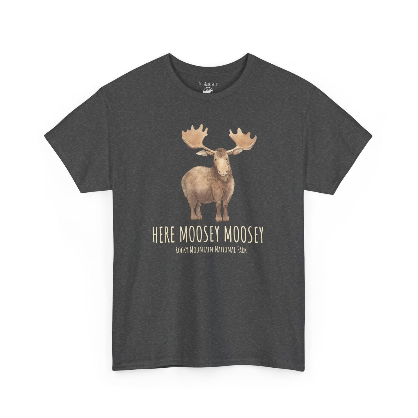 Here Moosey Moosey | Adult Cotton Tee