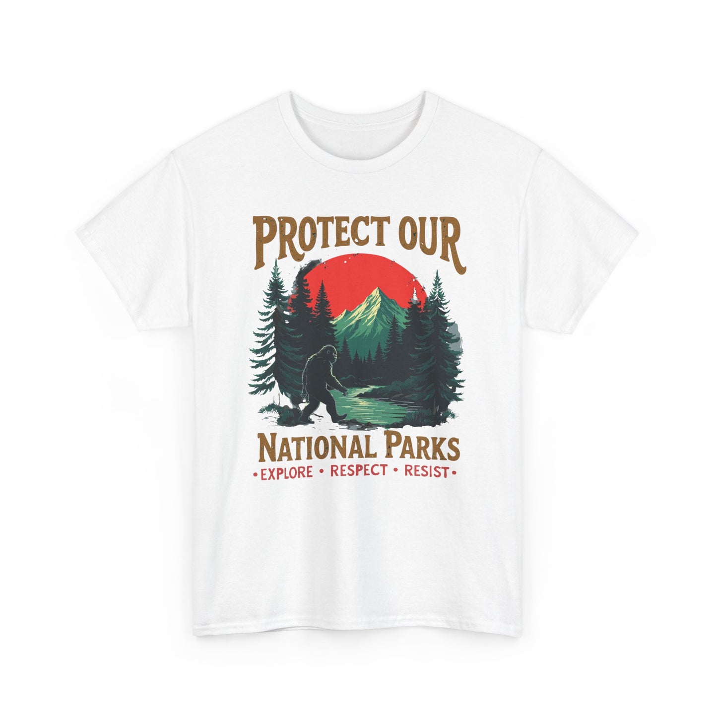 Protect Our National Parks | Bigfoot | Adult Cotton Tee