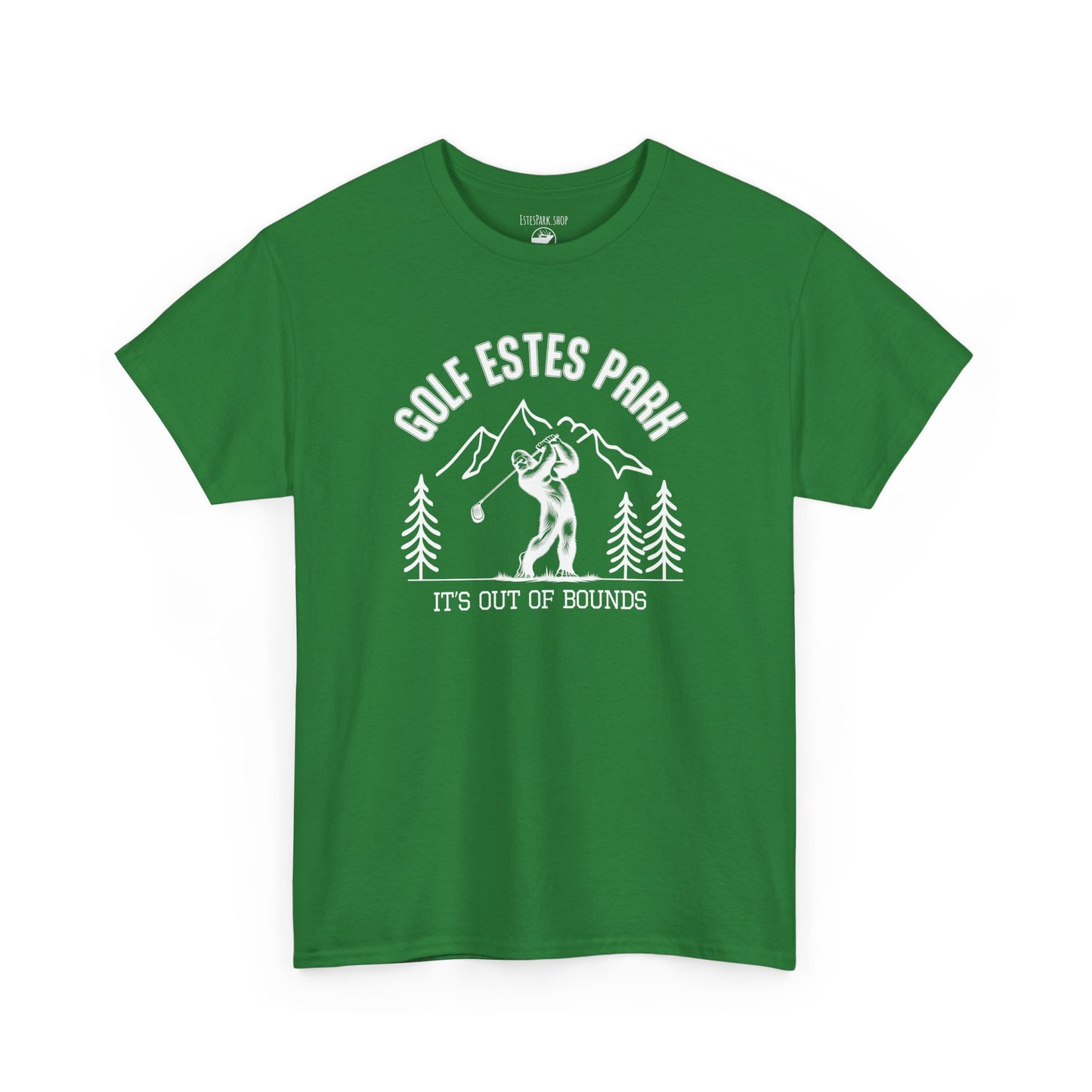 Golf Estes Park | Bigfoot | RMNP | Adult Cotton Tee