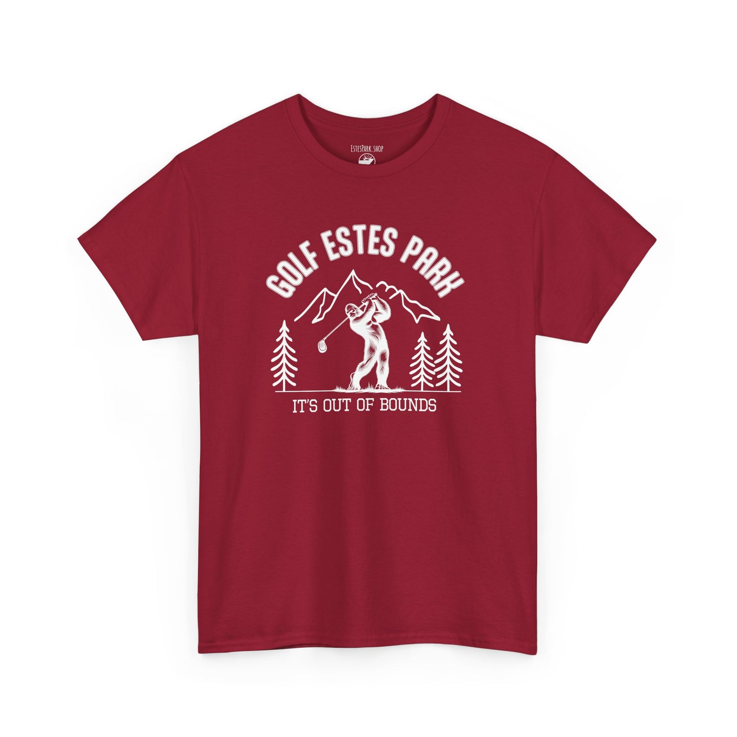 Golf Estes Park | Bigfoot | RMNP | Adult Cotton Tee