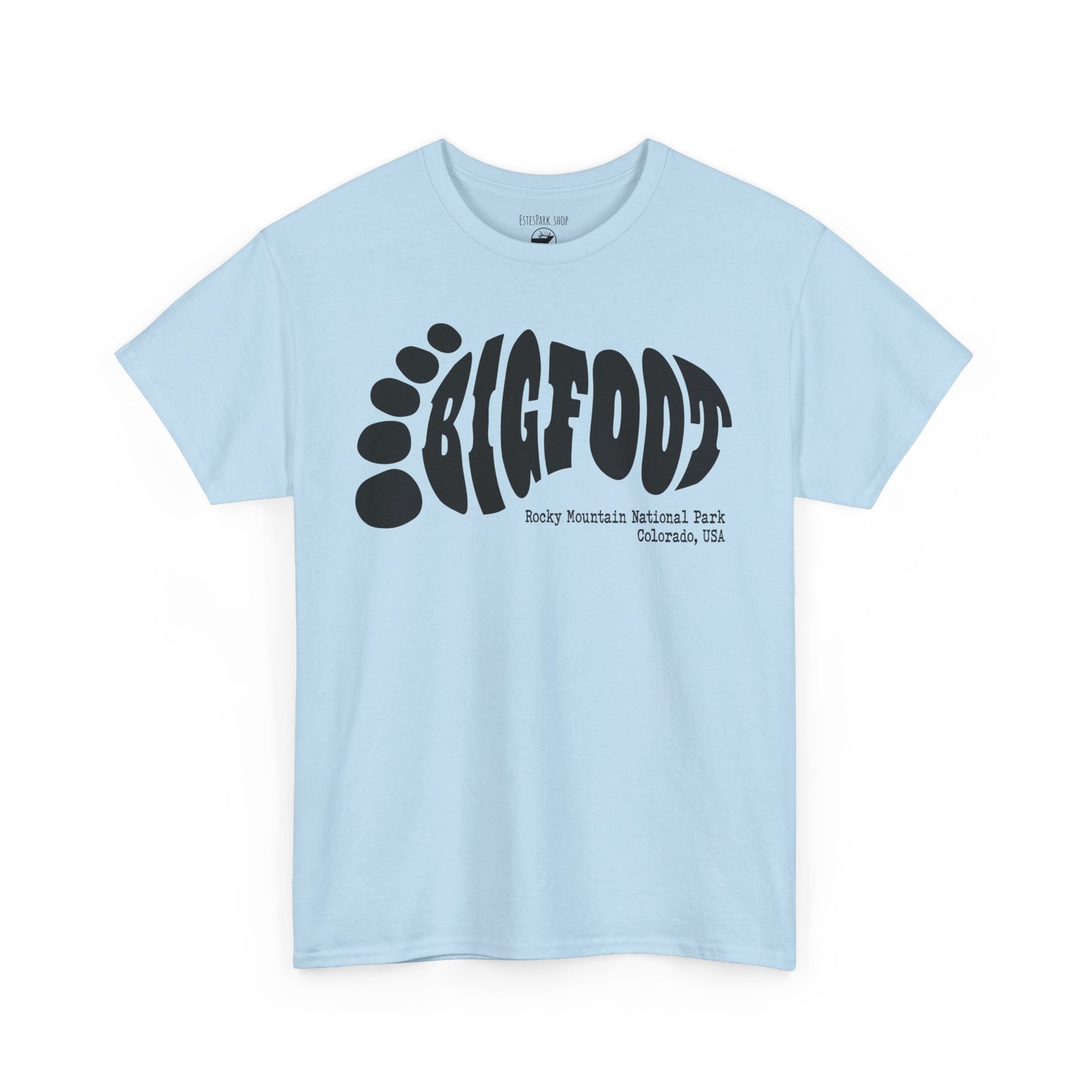 Bigfoot Footprint | RMNP | Adult Cotton Tee