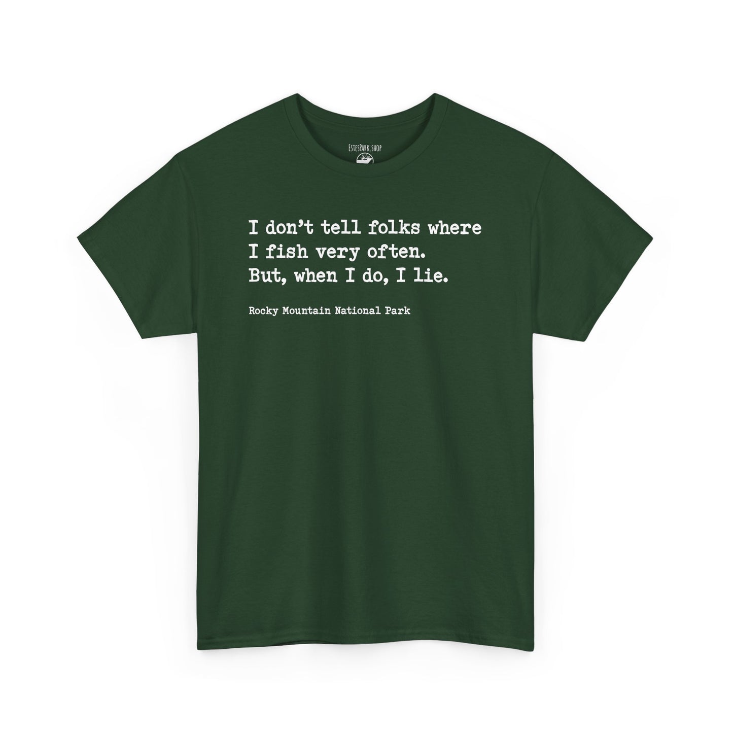 Where I Fish | RMNP | Adult Cotton Tee