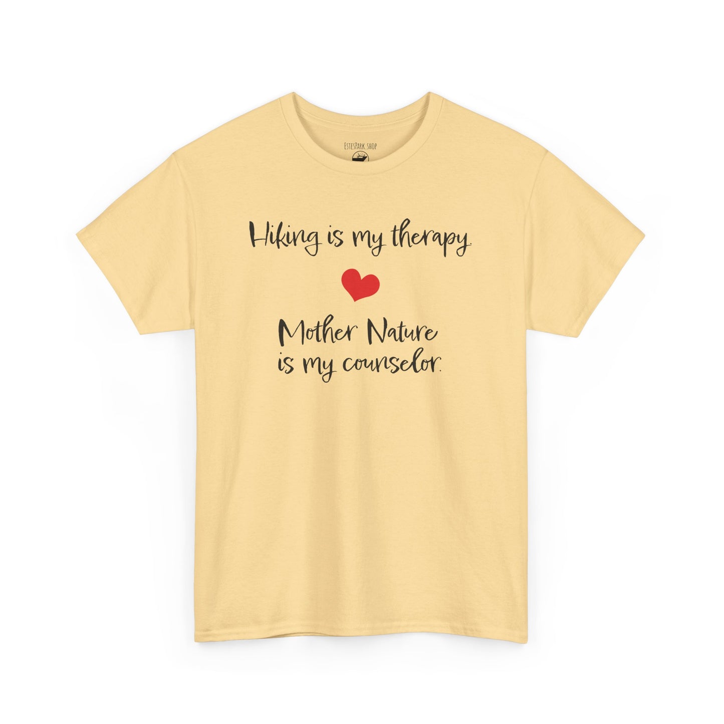 Hiking is My Therapy | Adult Cotton Tee