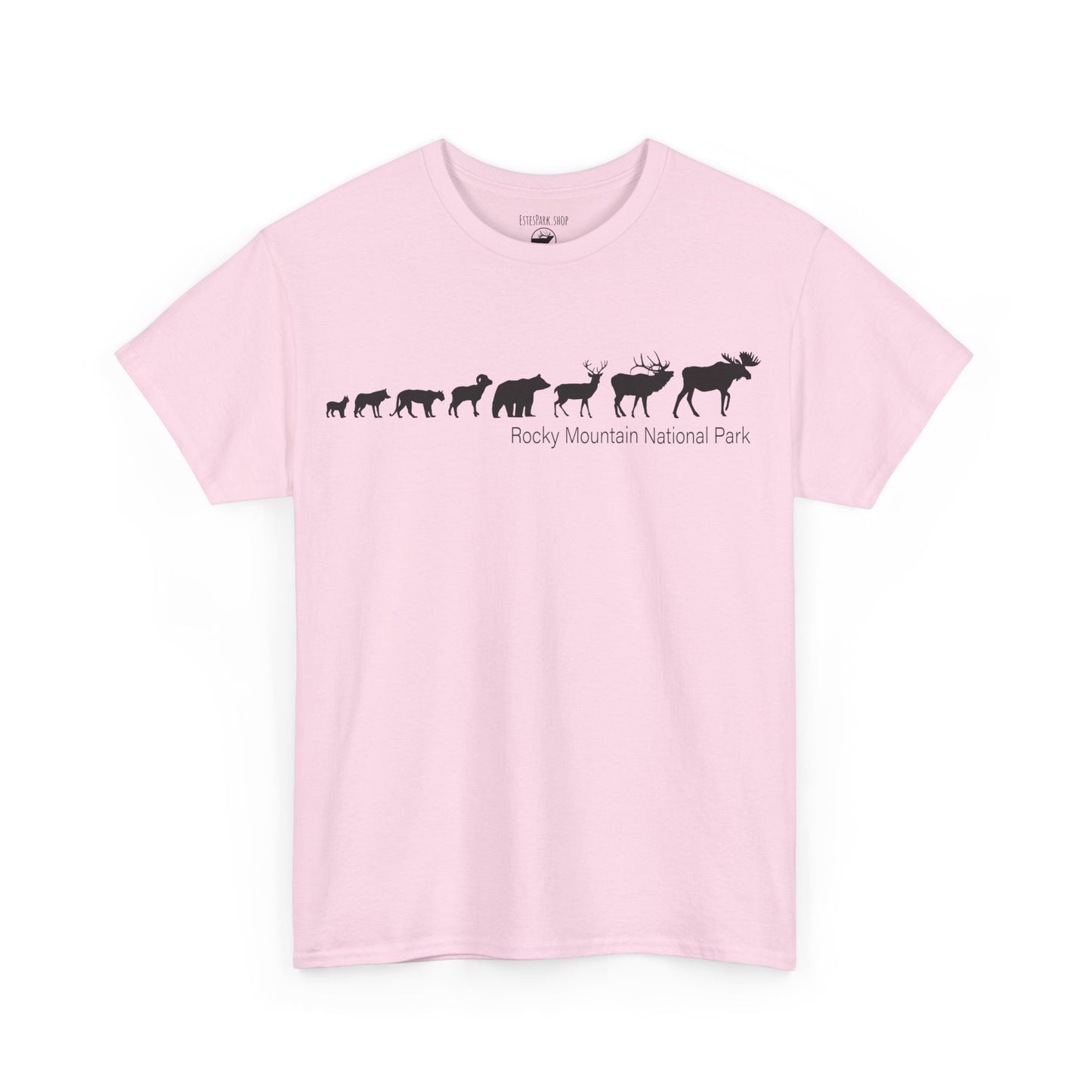 Forest Mammal Lineup | RMNP | Adult Cotton Tee