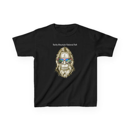 Hippie Bigfoot | RMNP | Kids Heavy Cotton Tshirt
