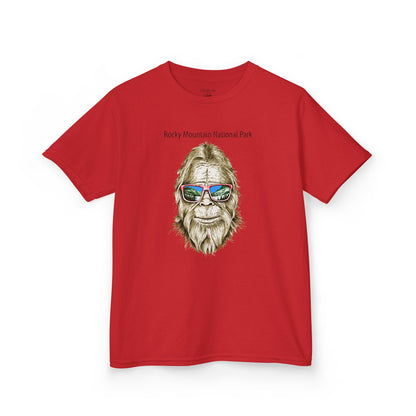 Hippie Bigfoot | RMNP | Kids Heavy Cotton Tshirt