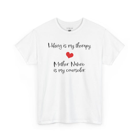 Hiking is My Therapy | Adult Cotton Tee