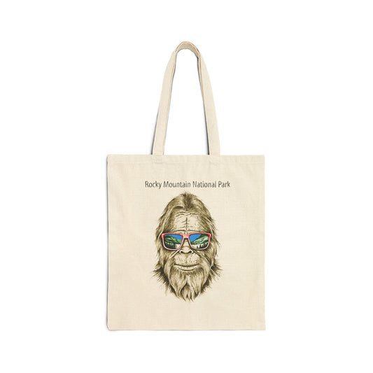 Hippie Bigfoot | RMNP  | Cotton Canvas Tote Bag