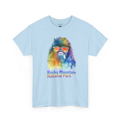 Neon Bigfoot Portrait | RMNP | Adult Cotton Tee
