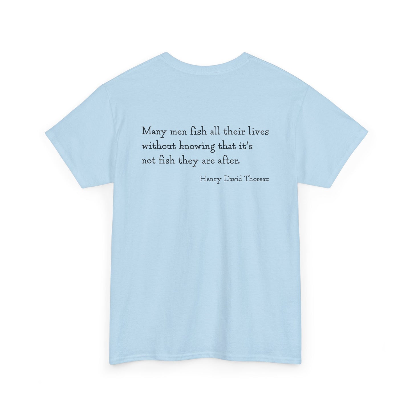 Many Men Go Fishing  | Adult Cotton Tee