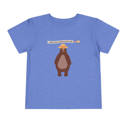 Bear Ranger | Protect Rocky Mountain National Park | RMNP | Cotton Toddler Tshirt