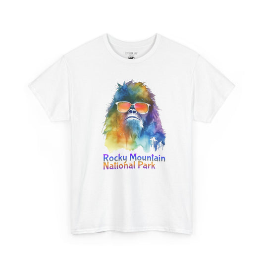 Neon Bigfoot Portrait | RMNP | Adult Cotton Tee