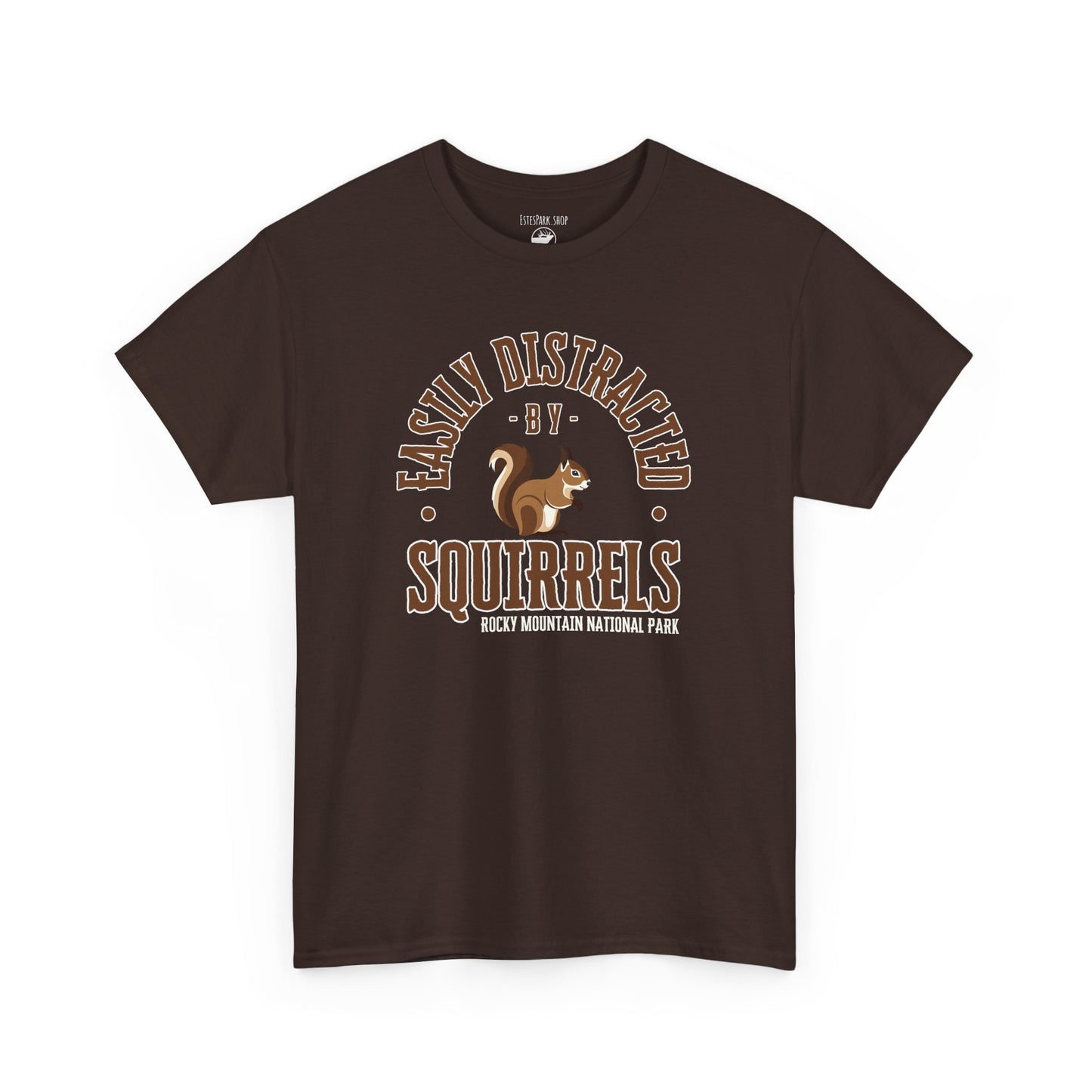 Easily Distracted by Squirrels | RMNP | Heavy Cotton Tee