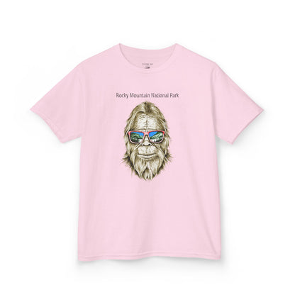 Hippie Bigfoot | RMNP | Kids Heavy Cotton Tshirt