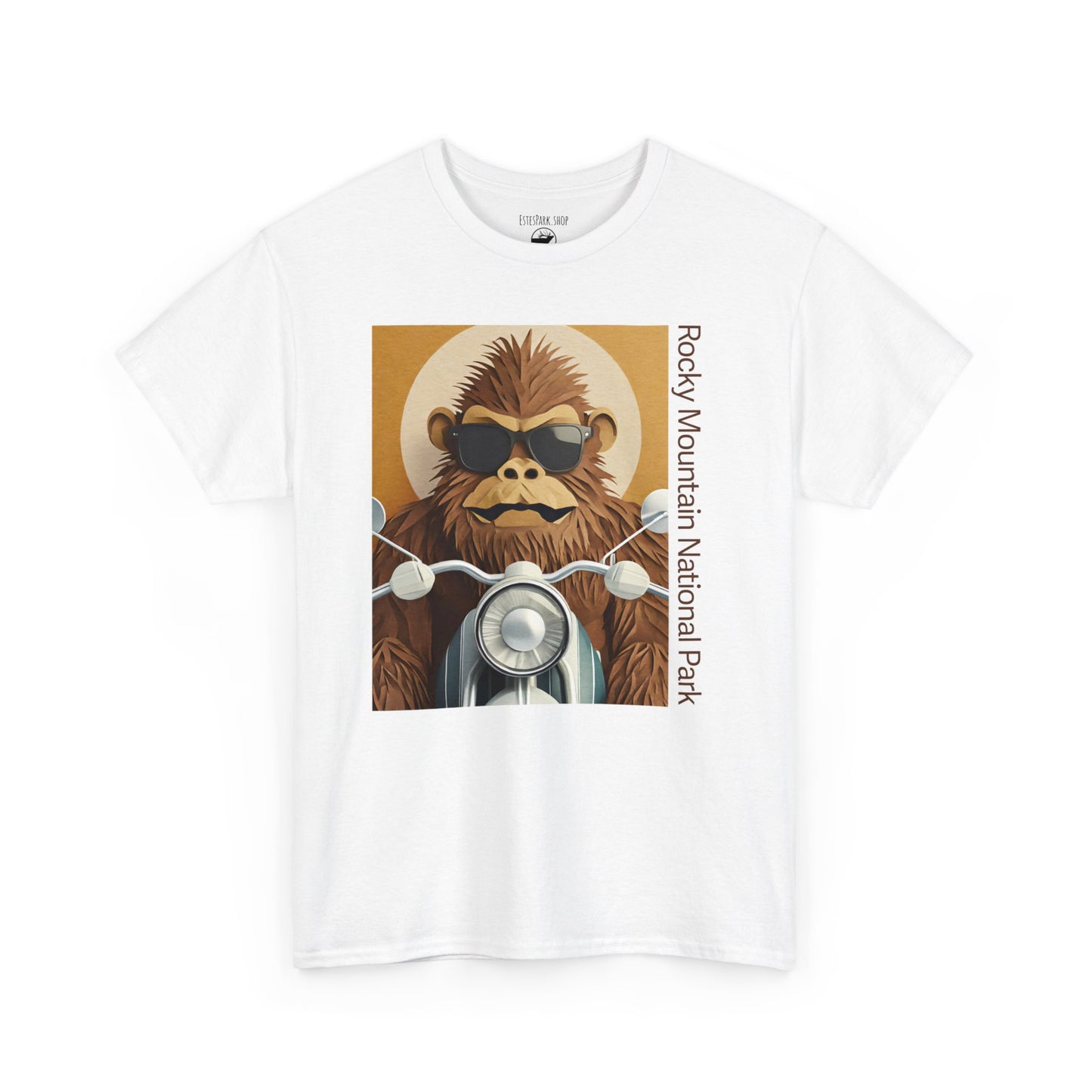 Cruisin' With Bigfoot | Layered Paper | RMNP | Adult Cotton Tee