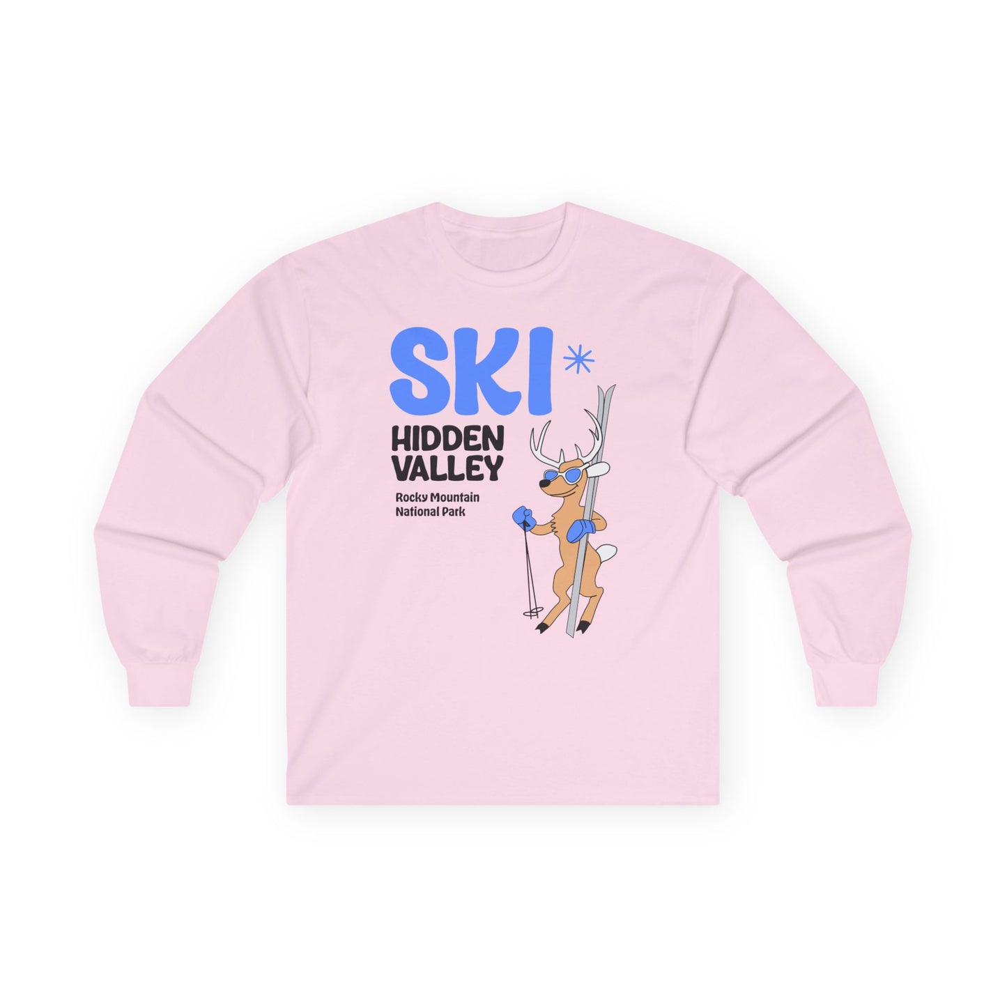 SKI Hidden Valley | RMNP | Ultra Cotton Long Sleeve Tee