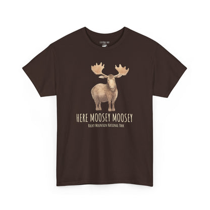 Here Moosey Moosey | Adult Cotton Tee