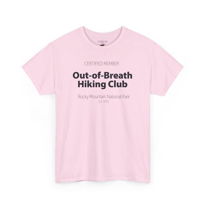 Out-of-Breath Club #2 | RMNP | Adult Cotton Tee