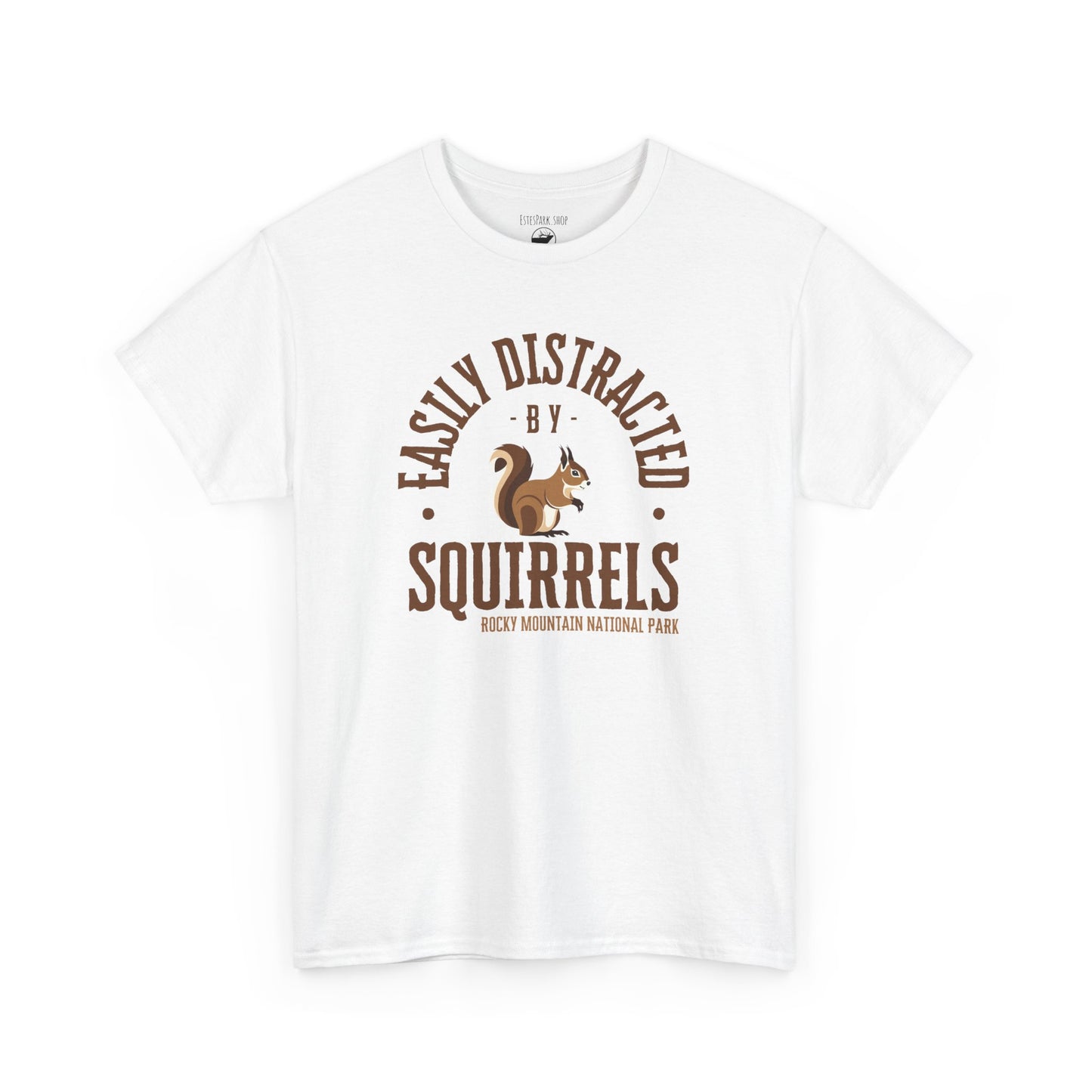 Easily Distracted by Squirrels | RMNP | Heavy Cotton Tee