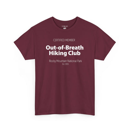 Out-of-Breath Club #2 | RMNP | Adult Cotton Tee