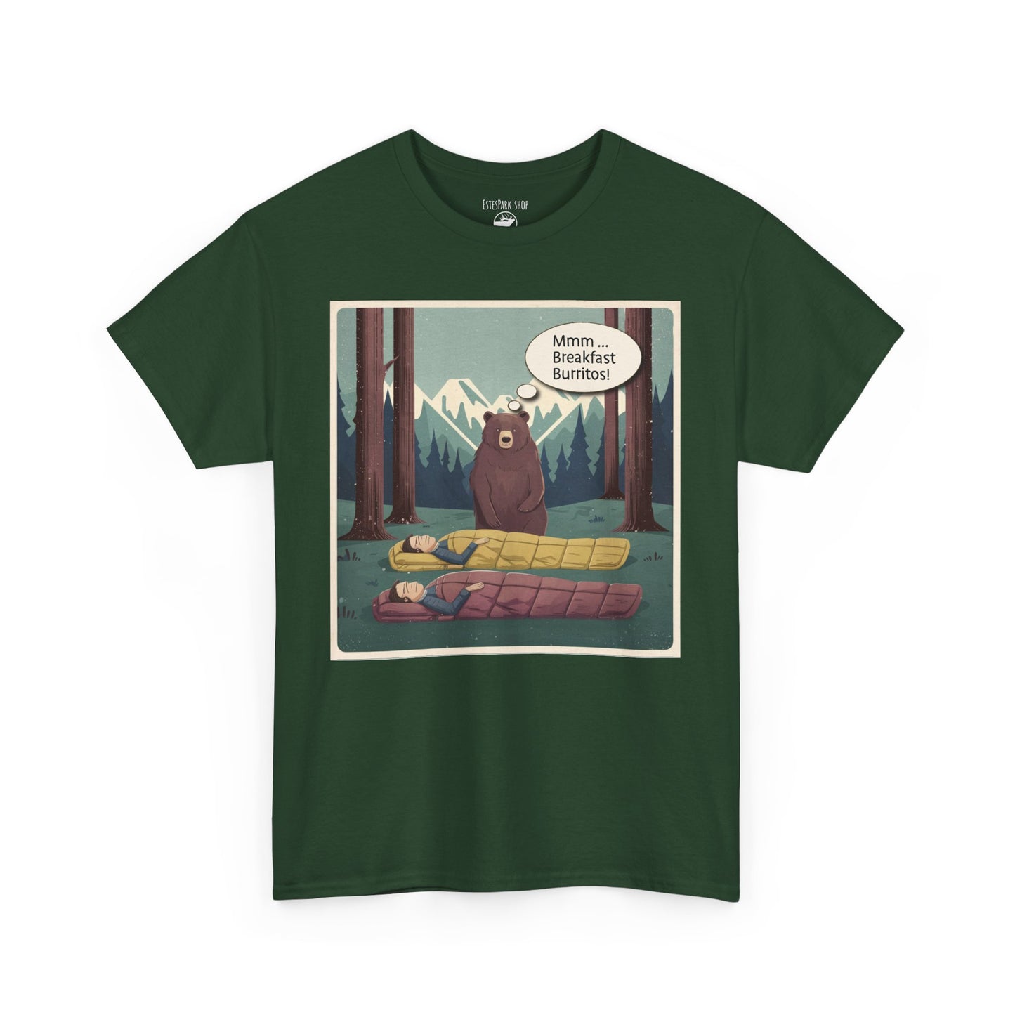 Breakfast Burritos | RMNP | Adult Cotton Tee