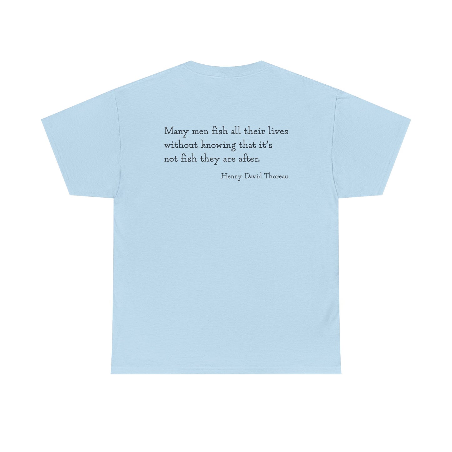Many Men Go Fishing  | Adult Cotton Tee