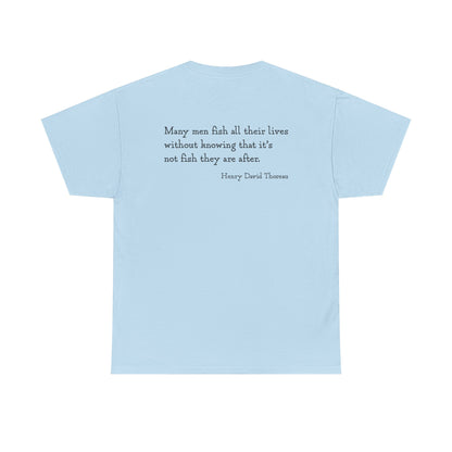 Many Men Go Fishing  | Adult Cotton Tee