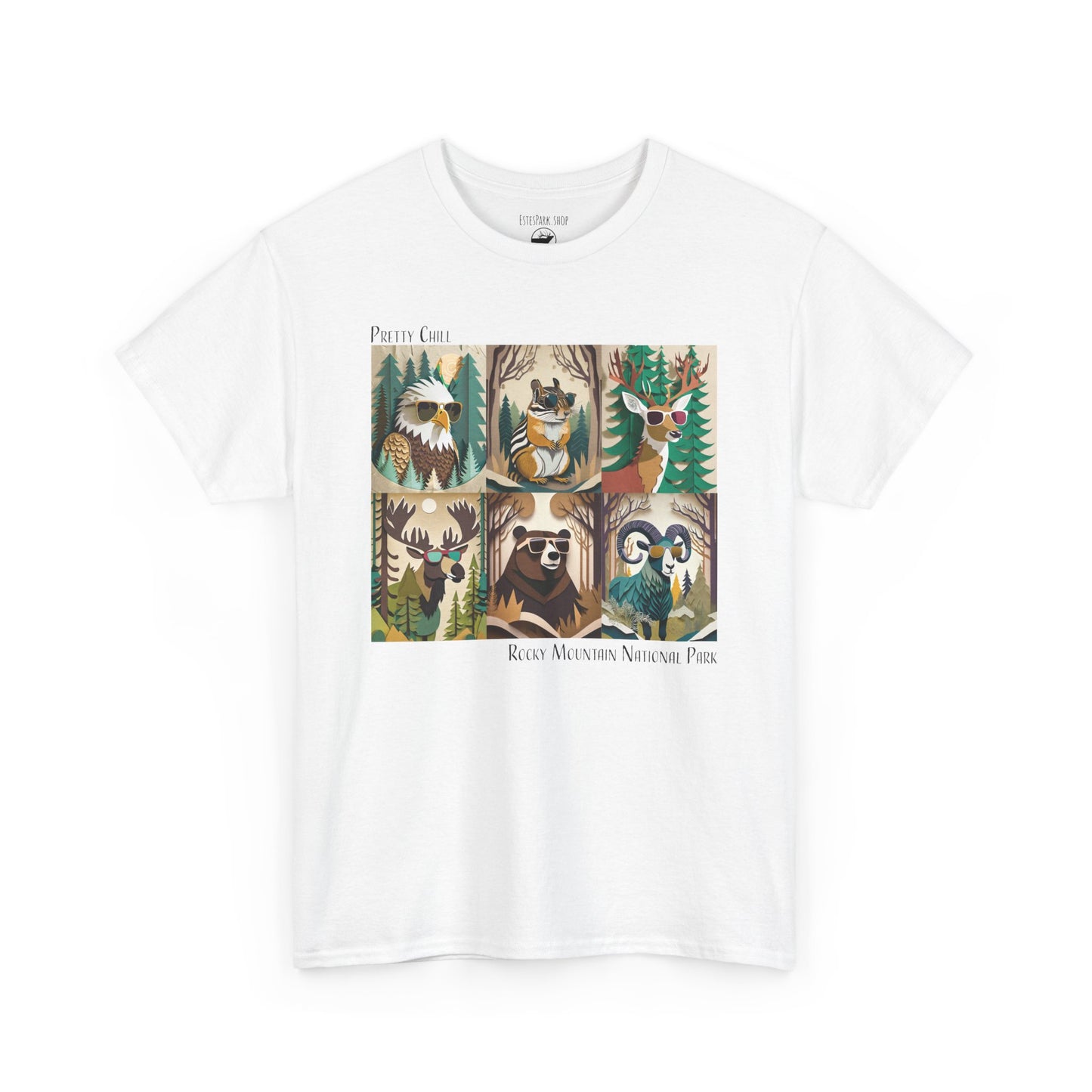 The Super Six | Layered Paper | RMNP | Adult Cotton Tee