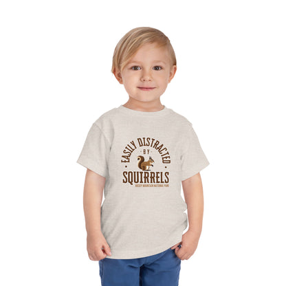 Easily Distracted by Squirrels | RMNP | Cotton Toddler Tshirt