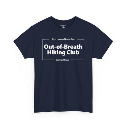 Out of Breath Hiking Club | RMNP | Heavy Cotton Tee
