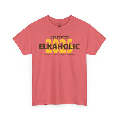 Certified Elkaholic 2025 | RMNP | Adult Cotton Tee