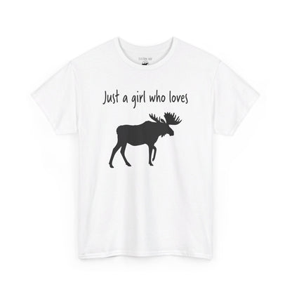 Just a Girl Who Loves Moose | RMNP | Adult Cotton Tee