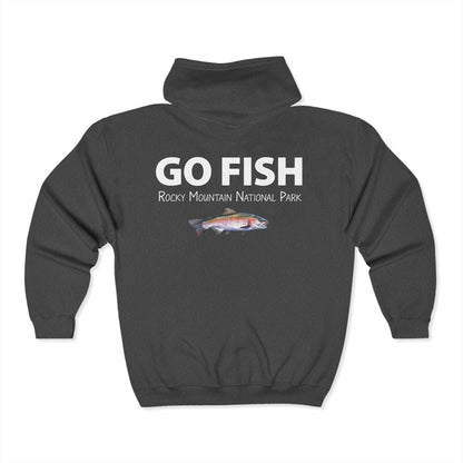 Go Fish | RMNP | Heavy Blend Zippered Hoodie