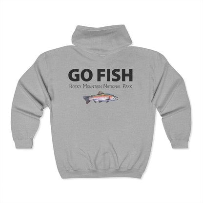Go Fish | RMNP | Heavy Blend Zippered Hoodie