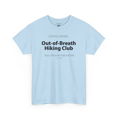 Out-of-Breath Club #2 | RMNP | Adult Cotton Tee