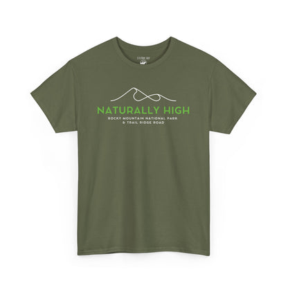 Naturally High | Trail Ridge Road | RMNP | Adult Cotton Tee