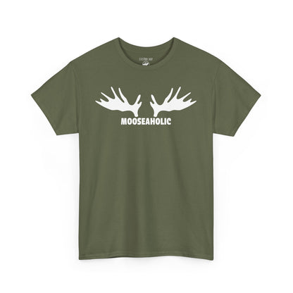 MOOSEAHOLIC | Adult Cotton Tee