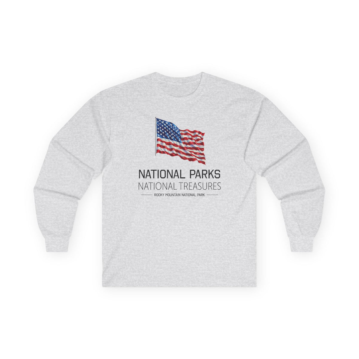 National Parks - National Treasures | RMNP | Long-sleeve Tshirt