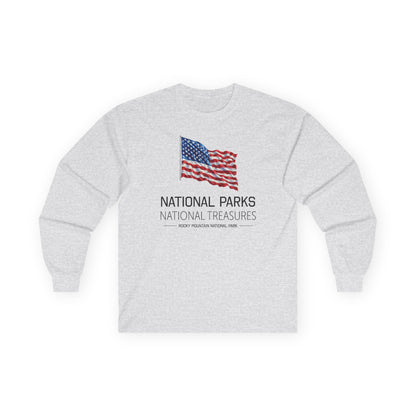 National Parks - National Treasures | RMNP | Long-sleeve Tshirt
