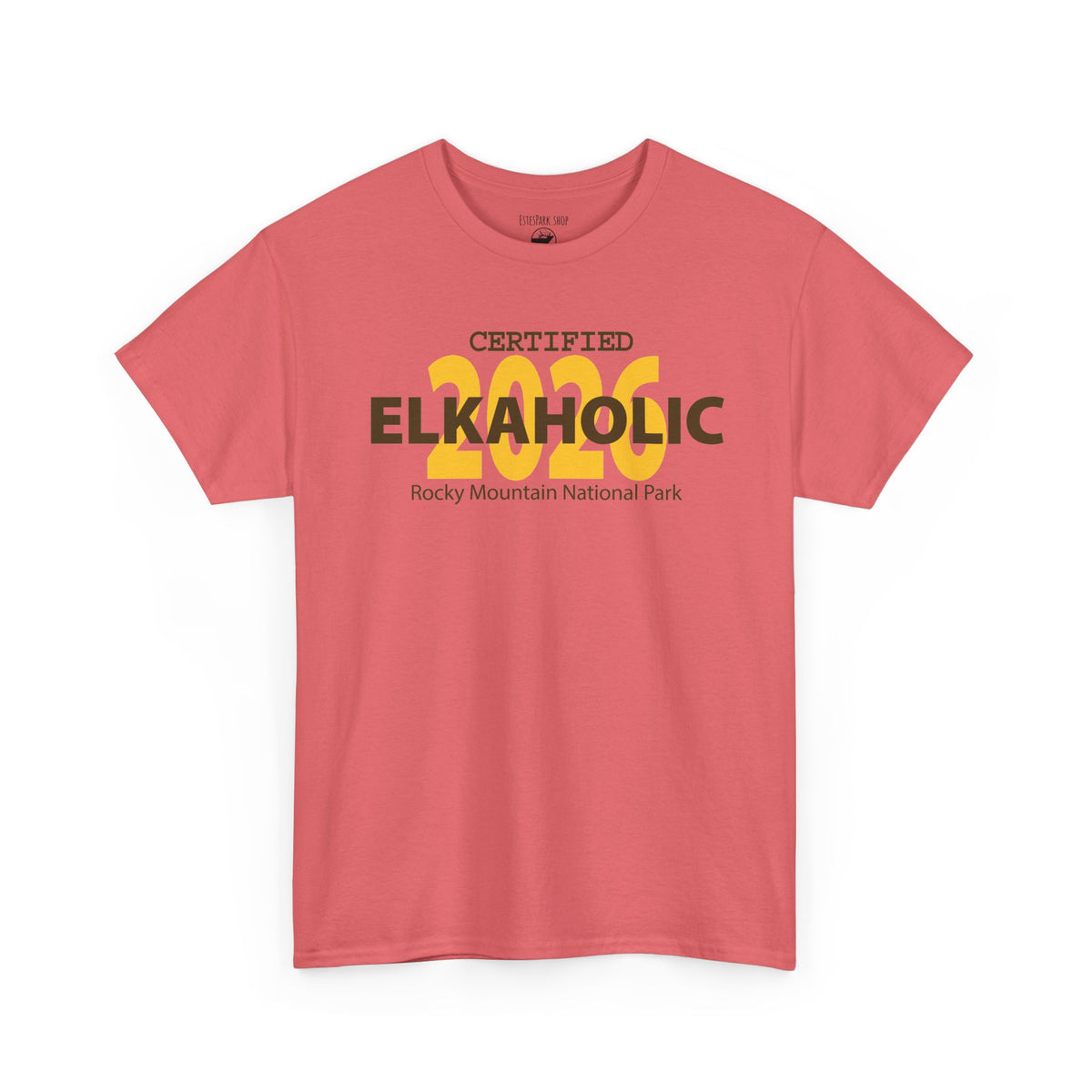 Certified Elkaholic 2026 | RMNP | Adult Cotton Tee