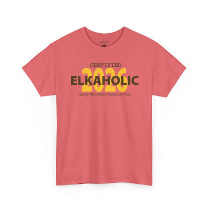 Certified Elkaholic 2026 | RMNP | Adult Cotton Tee