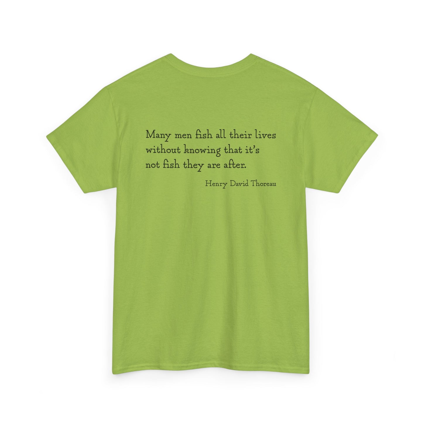 Many Men Go Fishing  | Adult Cotton Tee