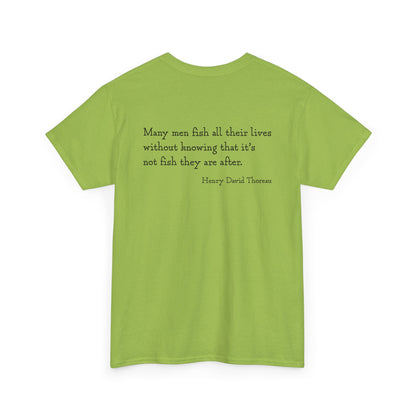 Many Men Go Fishing  | Adult Cotton Tee