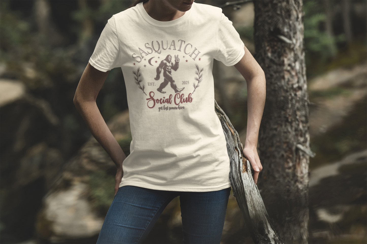 Sasquatch Social Club | Get Lost | RMNP | Adult Cotton Tee