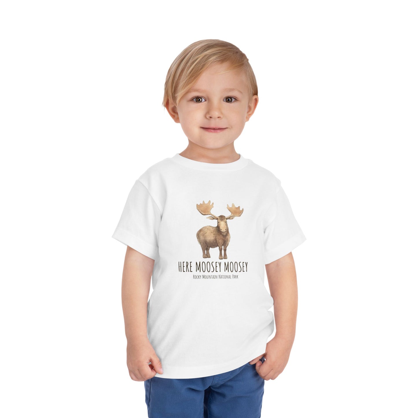 Here Moosey Moosey | RMNP | Cotton Toddler Tshirt