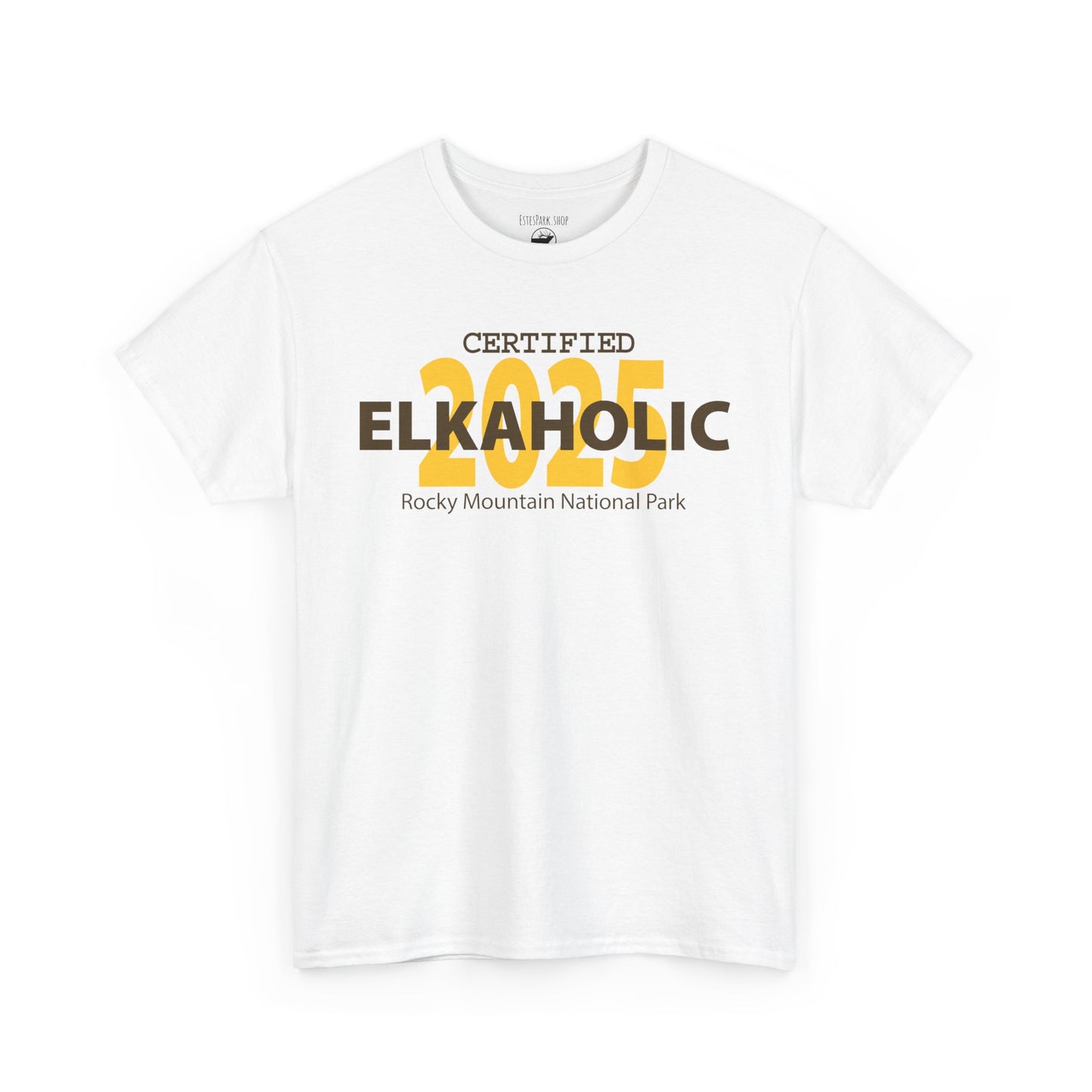 Certified Elkaholic 2025 | RMNP | Adult Cotton Tee