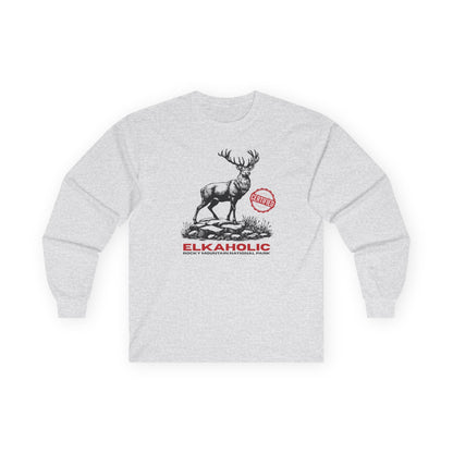 Certified Elkaholic | RMNP | Ultra Cotton Long Sleeve Tee